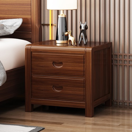 Classic Walnut Bedside Table