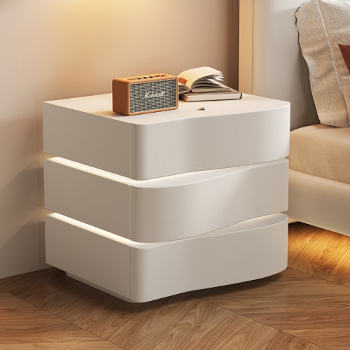 Waves of Elegance Bedside Table