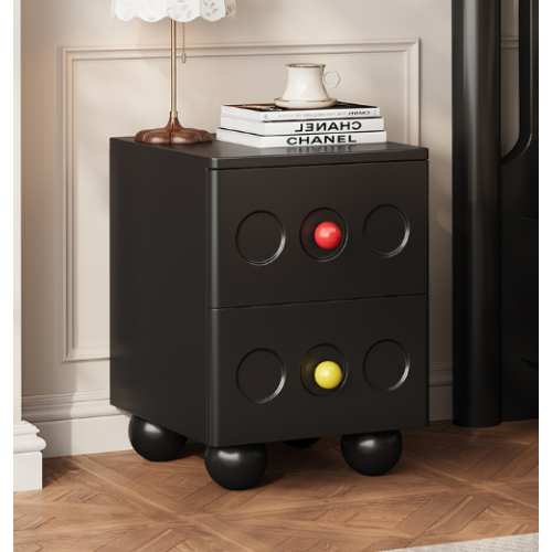 Retro Charm Bedside Table