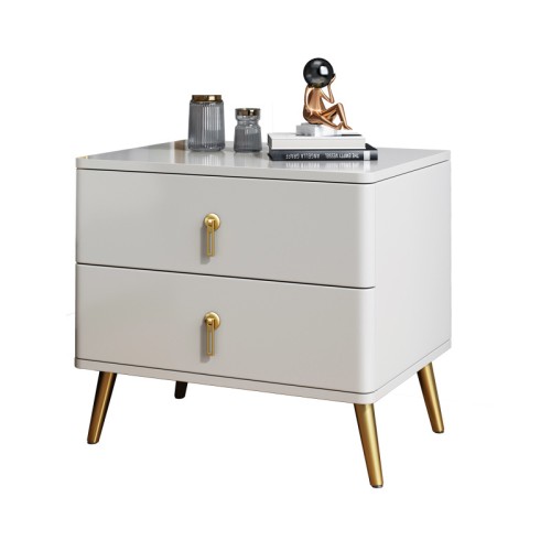 Secure Elegance Bedside Table