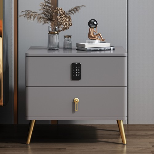 Secure Elegance Bedside Table