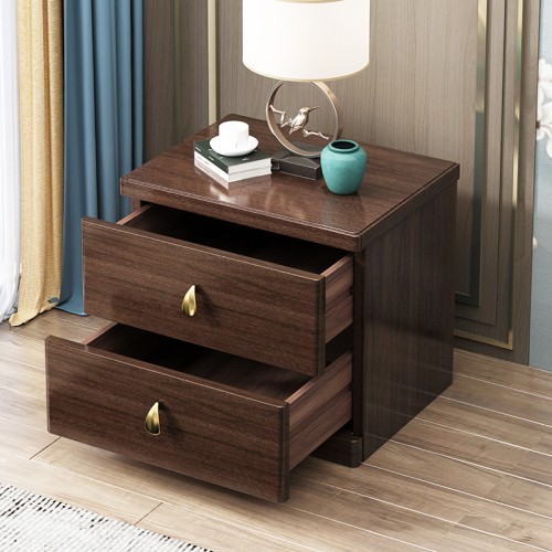 Elegant Walnut Bedside Table