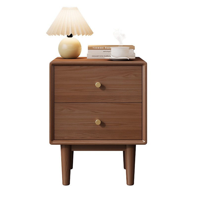 Minimalist Walnut Bedside Table