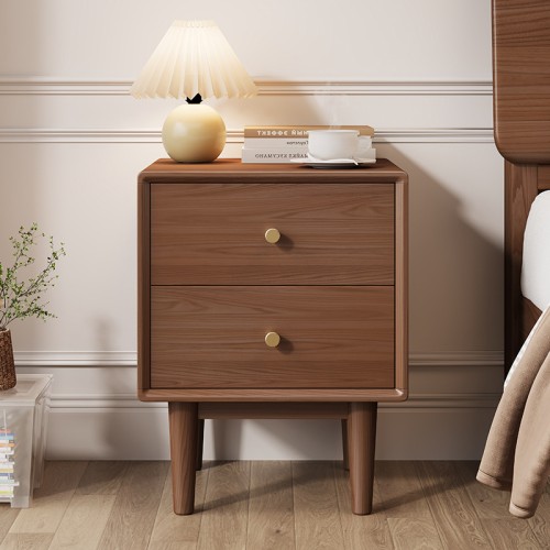 Minimalist Walnut Bedside Table