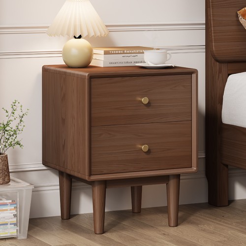 Minimalist Walnut Bedside Table