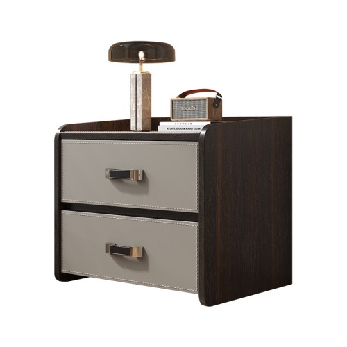 Modern Dual-Tone Bedside Table