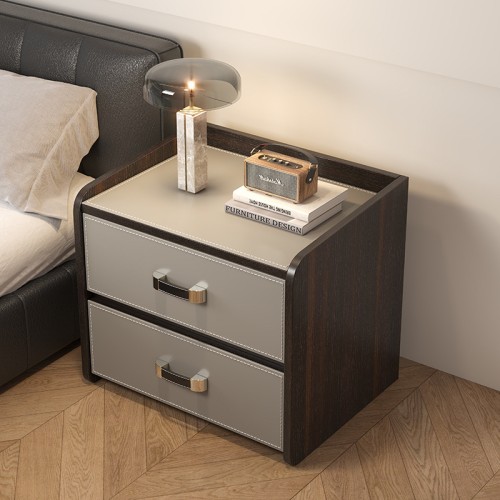 Modern Dual-Tone Bedside Table